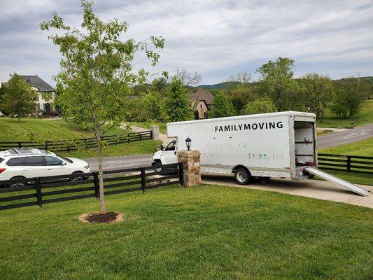 Loading  up in Arrington tn.