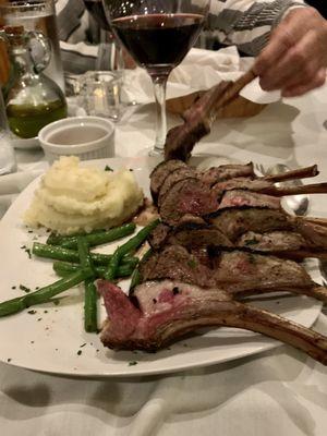 Rack of lamb! So flavorful so tender!