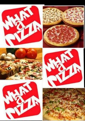 What a pizza logo