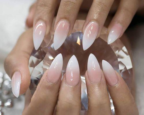 Pink & White Ombré