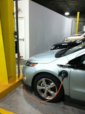 Come park your electric Volt or Leaf at Peachy. Contact info@peachyairportparking.com for more info!