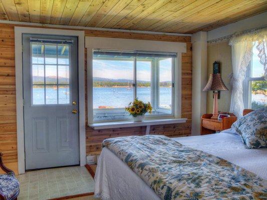 Room and porch view of the Main Inn room Red Jacket