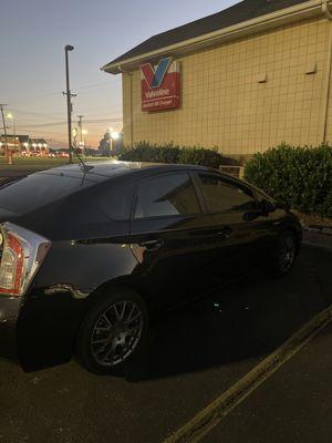 My car still waiting for a tow at 745pm after everyone's gone home.