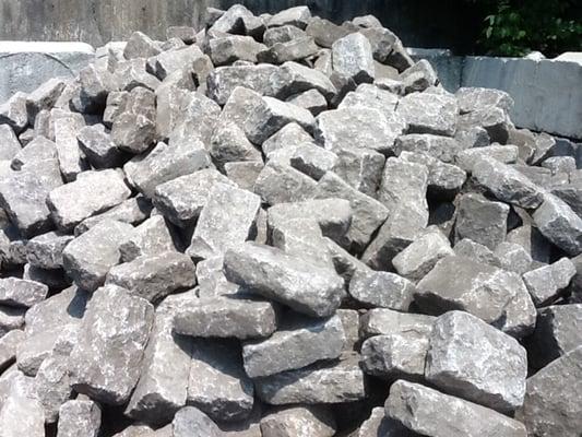 Reclaimed granite cobblestones.