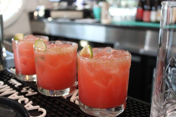 Spicy Strawberry Margs!