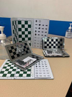 Travel sized chess sets