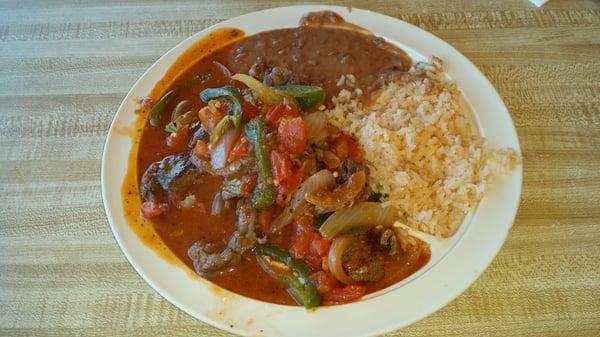 Bistec mexicana