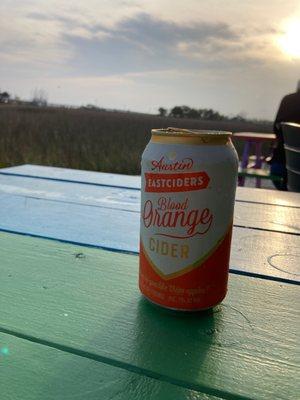 Blood orange cider