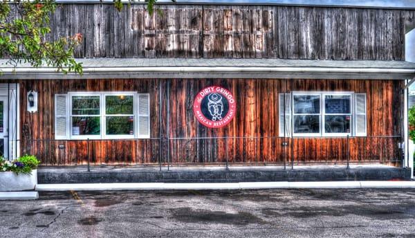 The front of the restaurant