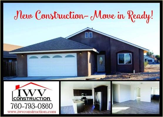 New Construction - Move in Ready