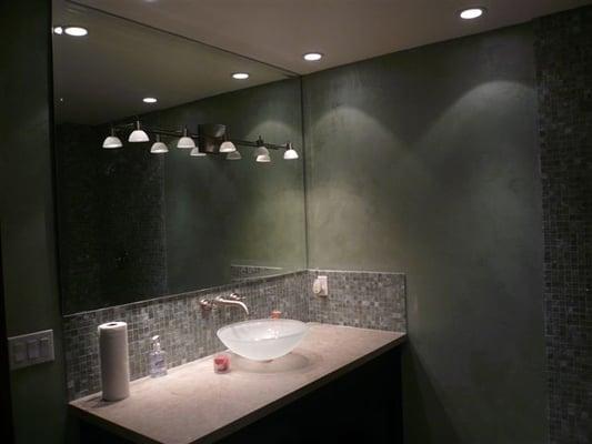 A client's restroom we designed and built.