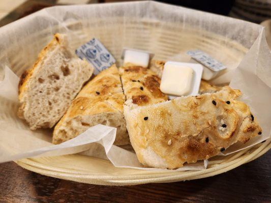 Freshly baked in house Turkish bread.