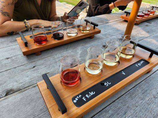 Wine flights