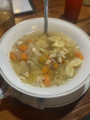 $5.00 bowl of chicken noodle soup!