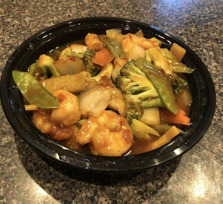 Shrimp and Scallops in garlic sauce