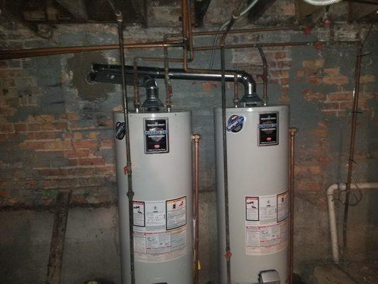 Bradford White water heater installation