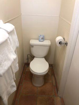 Small toilet area