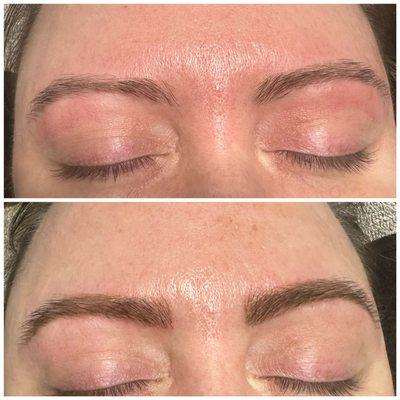 Eyebrow microblading