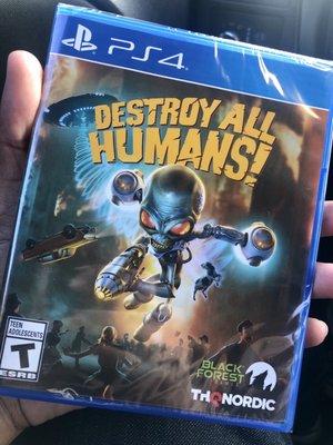 Destroy All Humans. GameStop 7/29/2020