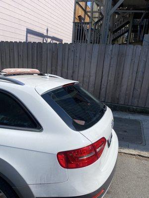 2014 A4 wagon back glass