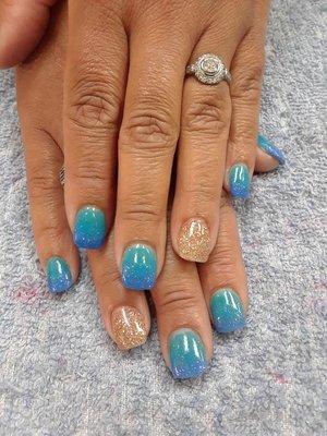 Nail design from  Dip Nail Spa