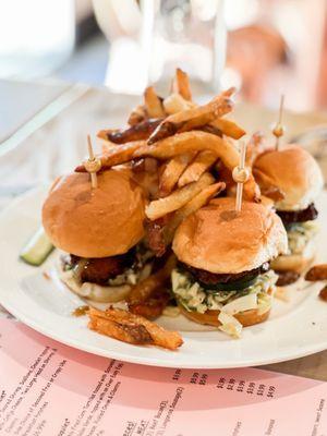 Adobo Fried Chicken Sliders