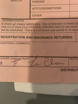 Whoever this instructor is, is the worst, most miserable prick I have ever seen. He was rotten to my child today.  Time to retire.