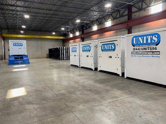 UNITS of Madison has an indoor temperature controlled Storage Facility.