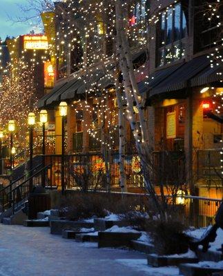 Our own Winter Wonderland right in Downtown Winter Park, Colorado!