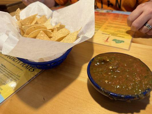 Brown salsa but hot