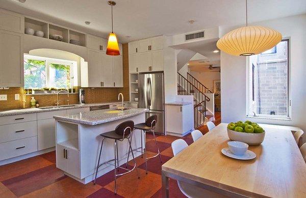 Fun, colorful kitchen renovation