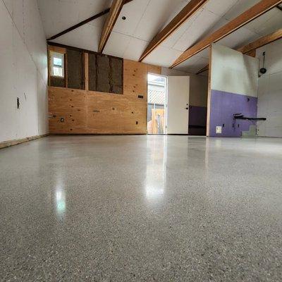 Polished concrete 400 grit