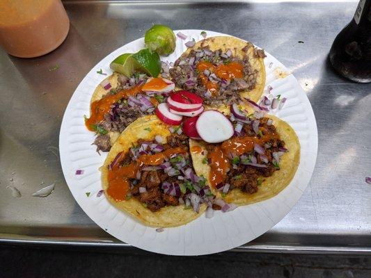 Taco cabeza + al pastor