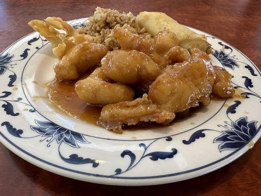 Orange Chicken Lunch Combo