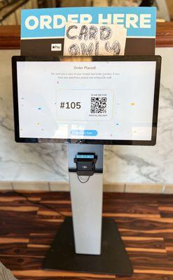 Self-serve kiosk!