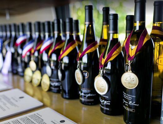 Award winning, best-in-class double gold wines from Halleck Vineyard