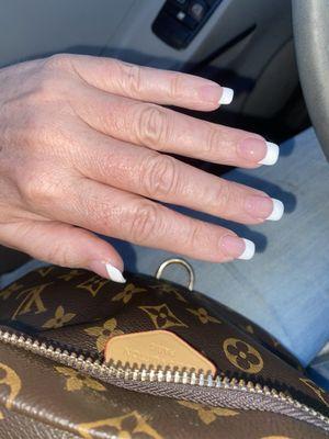 French Manicure Pink & White