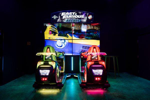 Fast & Furious Arcade only @ GLO Mini Golf - San Bernardino