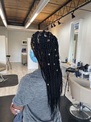 Paid for hair separately, and cost $453 to have it braided.