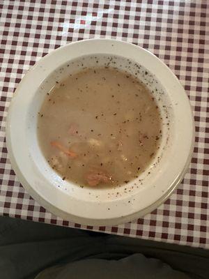 Navy Bean Soup with chunks of Ham