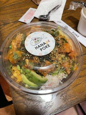 Large poke bowl