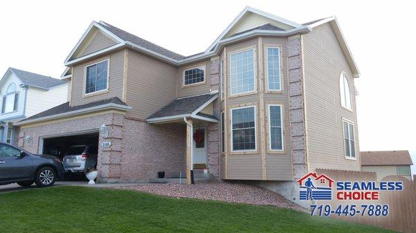 Engineered Wood Cottage Lap siding. Colorado Springs.