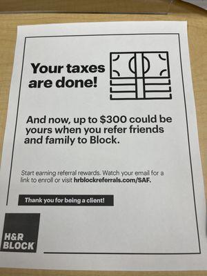 refer a friend !