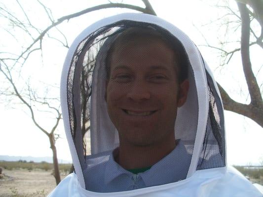 Derek, all natural organic beekeeper, Abello Bees (www.abellobees.com)