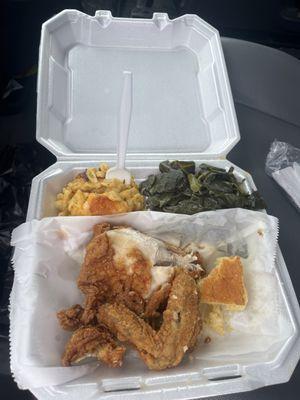 Phone did not eat first... BEST SOUL FOOD in Fayetteville/Hope Mills! 10 out of 10, will be back