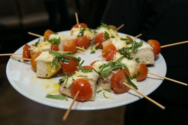 Bruschetta caprese- D'oeuvre Photos Credits: PHOTOGRAPHS by Emily Jaschke