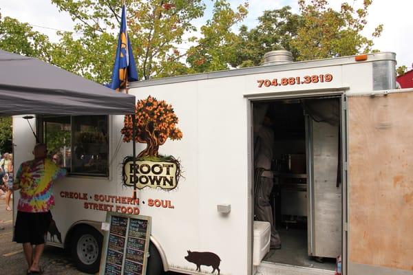 Root Down isn't so much a food truck as it is a mobile kitchen. It's fantastic.