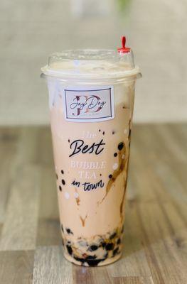 Black Milk Tea with Cheese Cream