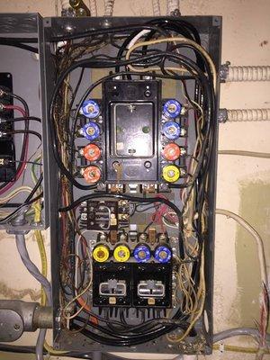 Old fuse box to be changed out