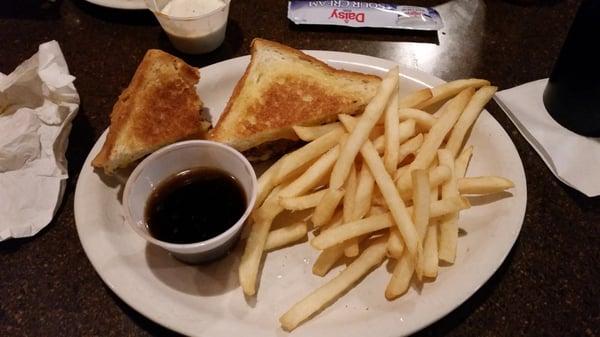 Dunker Burger with fries! Yum